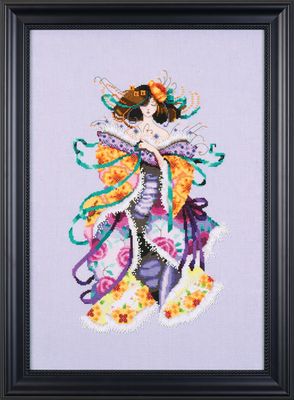 Blossom by Mirabilia Designs 2022 designer Nora Corbett Counted cross stitch pattern, Embellishment Pack