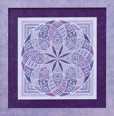 Plum Pudding by Glendon Place 2012 A-Maze-ing Desserts Collection Cross stitch pattern, Sulky Thread Pack
