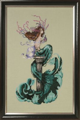 Mermaid Perfume by Mirabilia Designs 2020 designer Nora Corbett Cross stitch pattern, Embellishment Pack