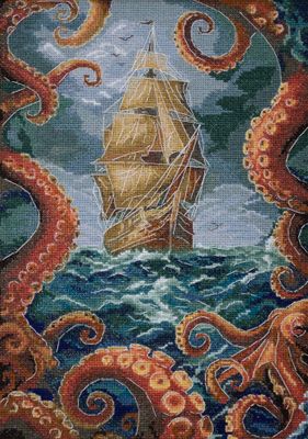 The abyss by Abris Art Adventure stories Collection Counted Cross Stitch Kit