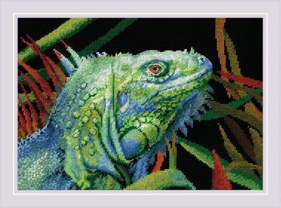 Iguana by Riolis 2023 Counted cross stitch kit