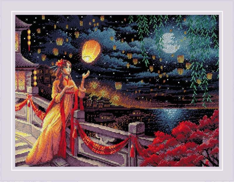 Lantern Festival by Riolis 2022 Counted Cross Stitch Kit