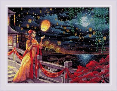 Lantern Festival by Riolis 2022 Counted Cross Stitch Kit