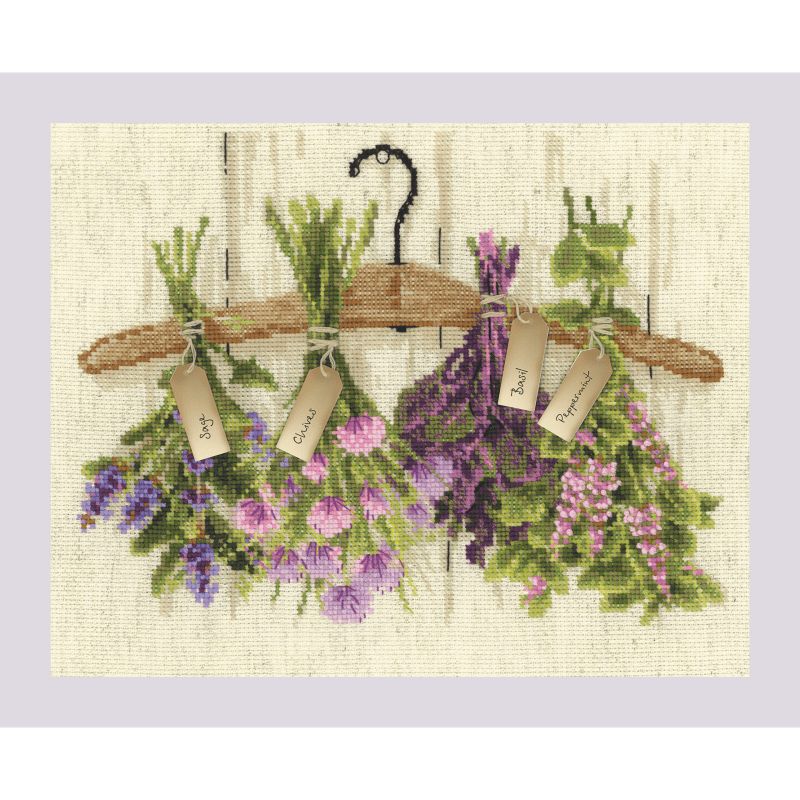 Herbs by Riolis 2019 Counted cross stitch kit with woolen threads