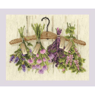 Herbs by Riolis 2019 Counted cross stitch kit with woolen threads