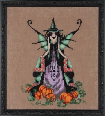 Luna by Nora Corbett 2014 Bewitching Pixies Series Counted cross stitch pattern, embellishment pack