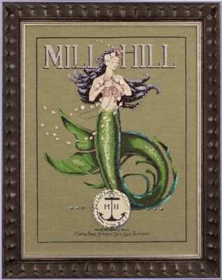 Merchant Mermaid by Mirabilia 2011 Counted cross stitch pattern, Embellishment Pack