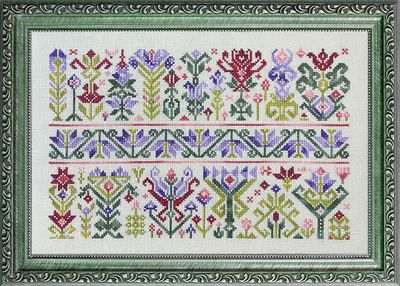 Garden of Zig by Ink Circles 2022 Counted cross stitch pattern, Cottage Garden Threads