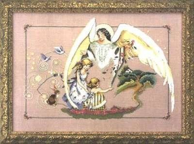 Guardian Angel by Mirabilia Designs 2003 Designer Nora Corbett Counted cross stitch pattern