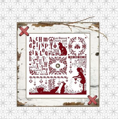 Les Beaux Jours (The Beautiful Days) by Isabelle Haccourt Vautier Printed Counted cross stich pattern