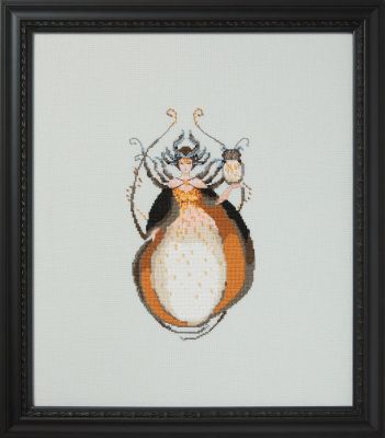 Miss White Owl by Nora Corbett 2025 Daughters Of The Wild Cross stitch pattern, Embellishment Pack