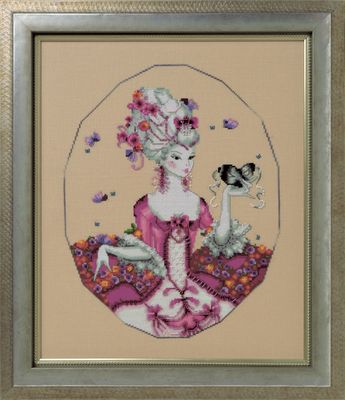 The Duchess of Rouen by Mirabilia Designs 2020 Set 2 of 2 Counted cross stitch pattern, Embellishment Pack