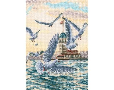With the flavour of salt, wind and sun Collection by RTO. Сounted Cross Stitch Kit