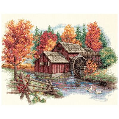 Glory Of Autumn by Dimensions Counted Cross Stitch Kit 14 count