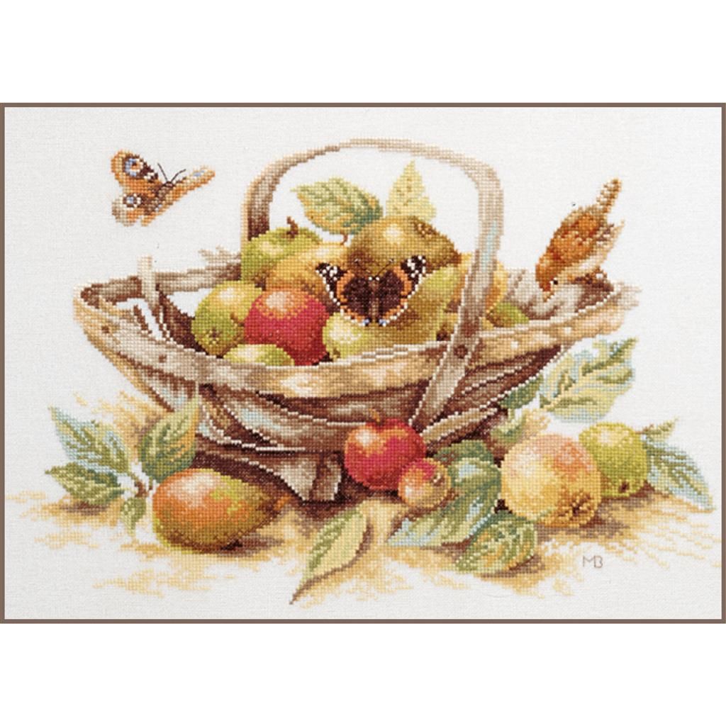 Summerfruit by Lanarte 2022 Marjolein Bastin Collection Counted Cross Stitch kit