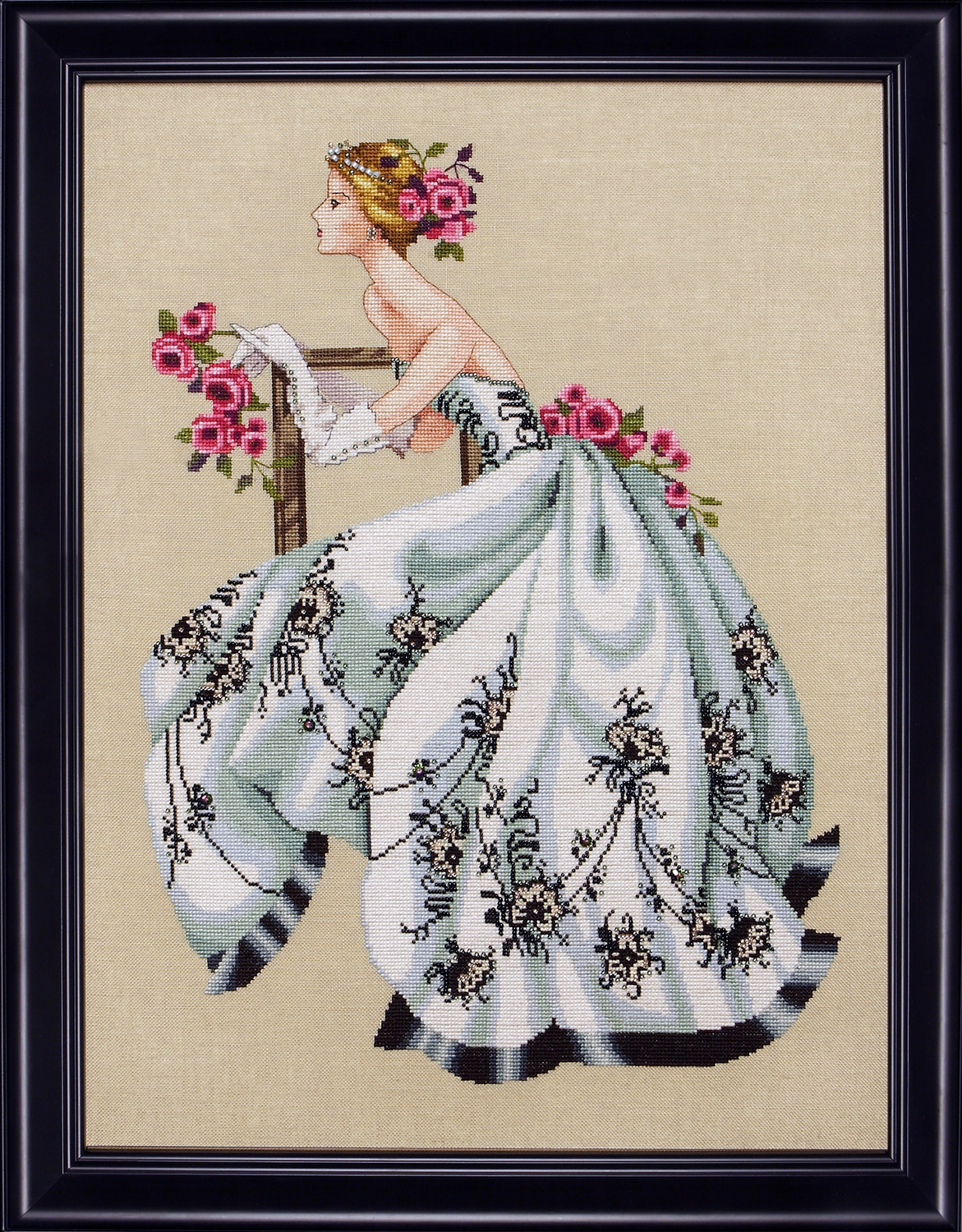 Sabrina by Mirabilia Designs 2009 designer Nora Corbett Counted cross stitch pattern, Embellishment Pack