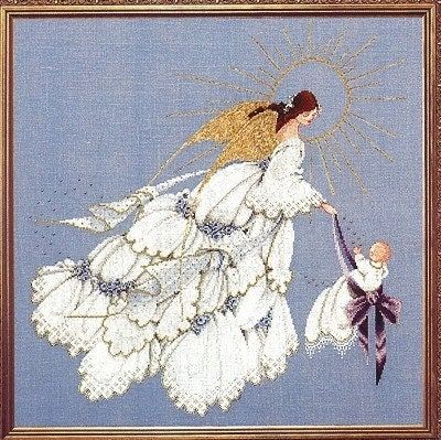 Angel Of Mercy II by Lavender &amp; Lace Designer Marilyn Leavitt-Imblum Angel Collection Cross Stitch Pattern