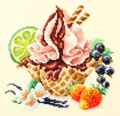 Vanilla Ice Cream by Magic Needle 2019 Sweet Counted cross stitch kit