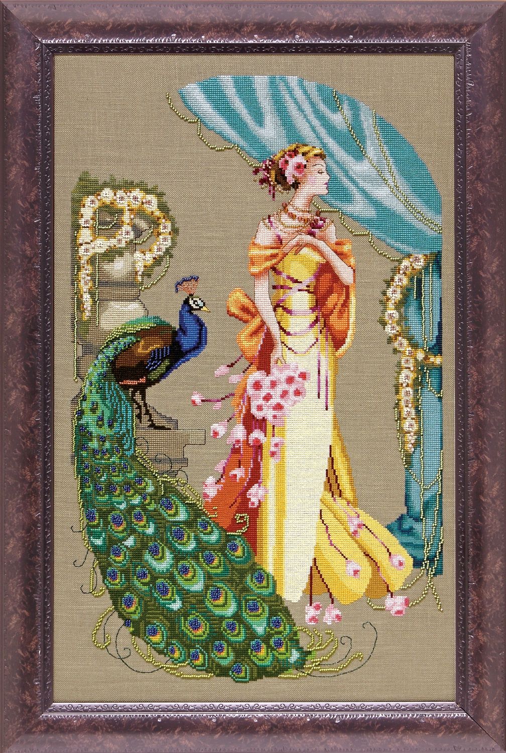 Lady Hera by Mirabilia Designs 2010 Counted cross stitch pattern, Embellishment Pack