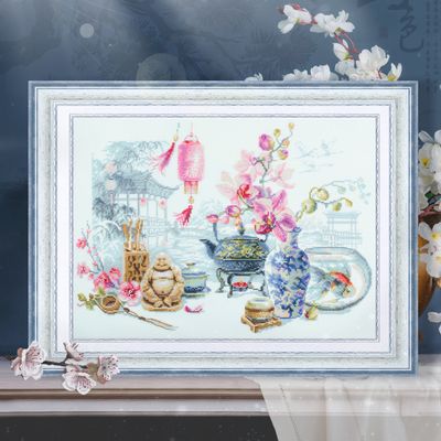 Oriental Serenity by Magic Needle 2021 Counted cross stitch kit