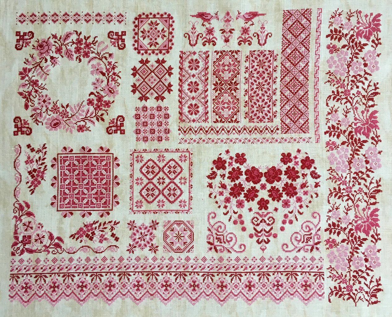 Sampler d'Olga by Reflets de Soie 2018 Counted cross stitch pattern