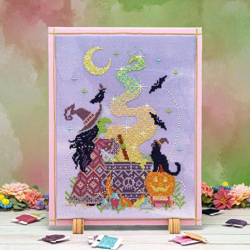 Brew Crew by Counting Puddles 2024 Designer Lindsey Whitney Halloween Counted cross stitch pattern