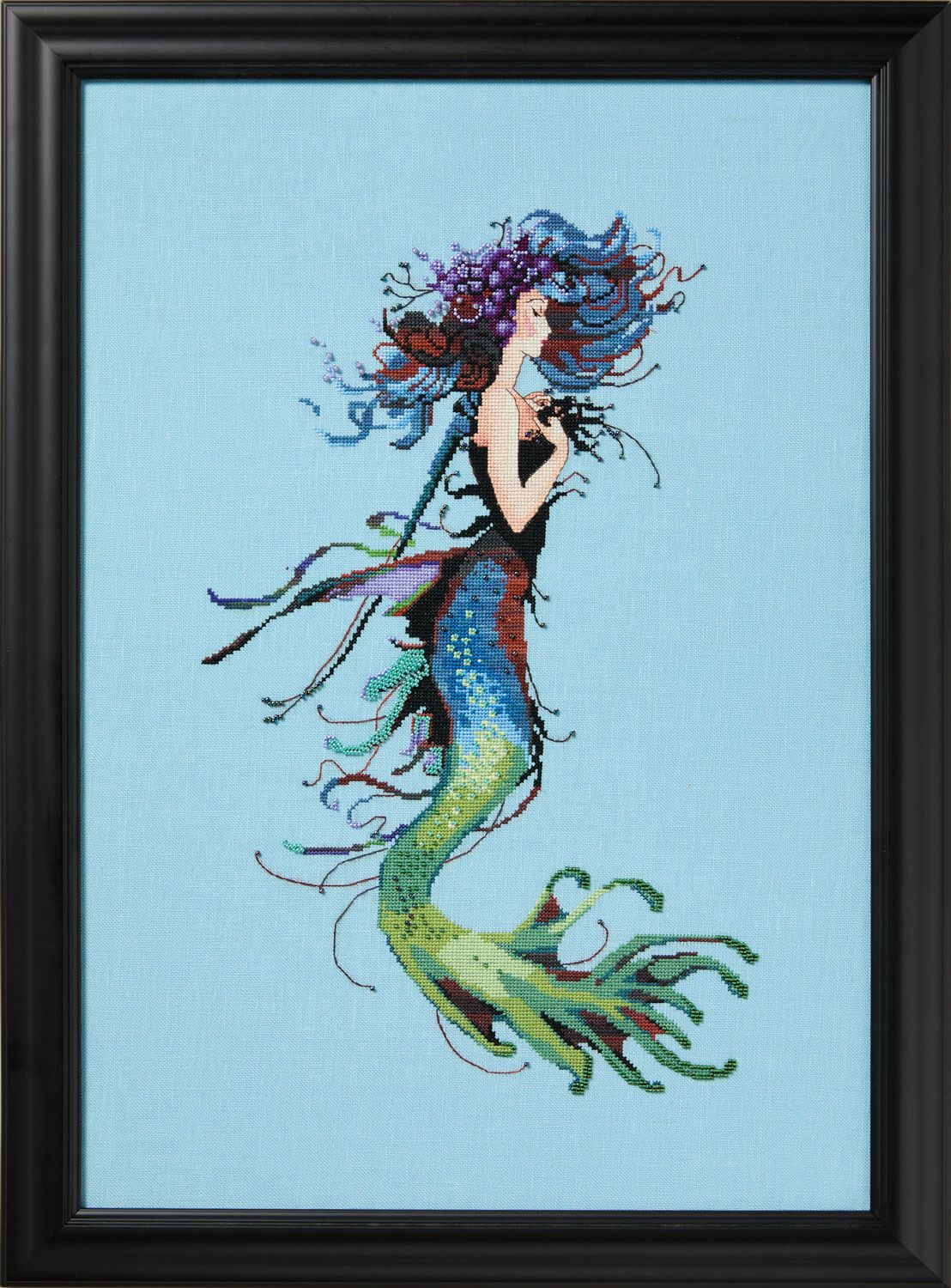 The Sea Merchant's Wife by Mirabilia Designs 2024 designer Nora Corbett Cross stitch pattern, Embellishment Pack