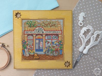 Sun Frame for Mill Hill by Primitive and Wood (P&amp;W) Designer embroidery accessories