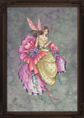 Julia, the Firefly Princess by Bella Filipina Designs 2023 Counted cross stitch Pattern, Beads set and Set of Threads