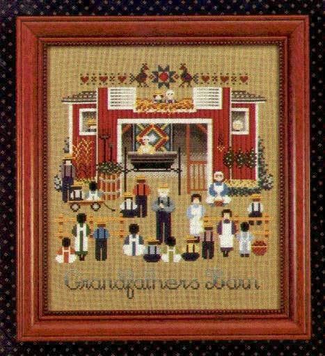Grandfather's Barn by Told in a Garden. Designer Marilyn Leavitt-Imblum Counted cross stitch pattern