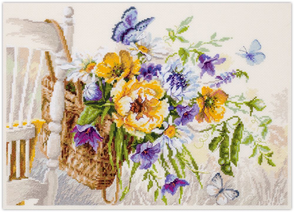 Summer Basket by Magic Needle 2023 Counted cross stitch kit
