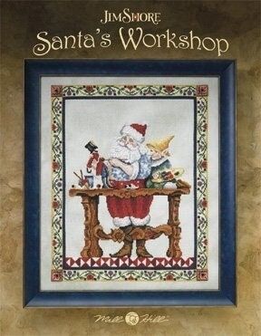 Santa's Workshop by Mill Hill 2008 Designer Jim Shore, Printed pattern, Bead Set