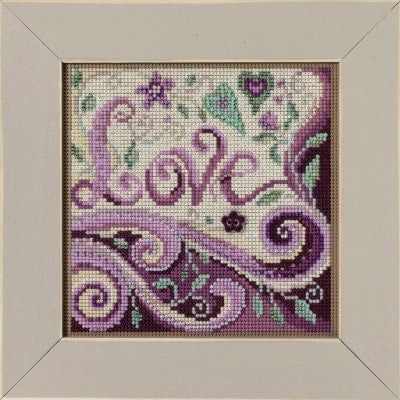 Love by Mill Hill 2023 Spring Series Buttons and Bead embroidery kit. Beaded cross stitch kit