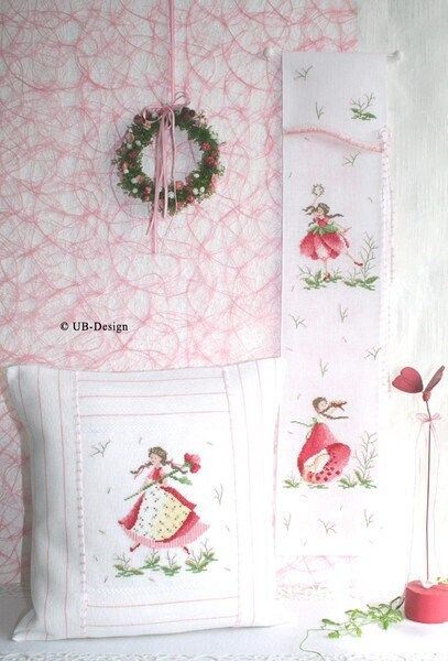 Tanz im Blütenregen (Dance in the rain of flowers) by UB-Design (Germany) Counted cross-stitch pattern