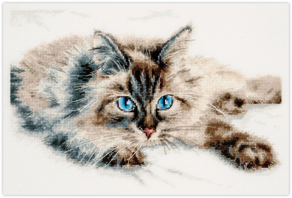 Fluffy Happiness by Magic Needle 2024 Counted cross stitch kit