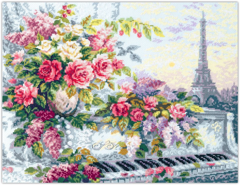 Melodies Of Paris by Magic Needle 2022 Counted cross stitch kit