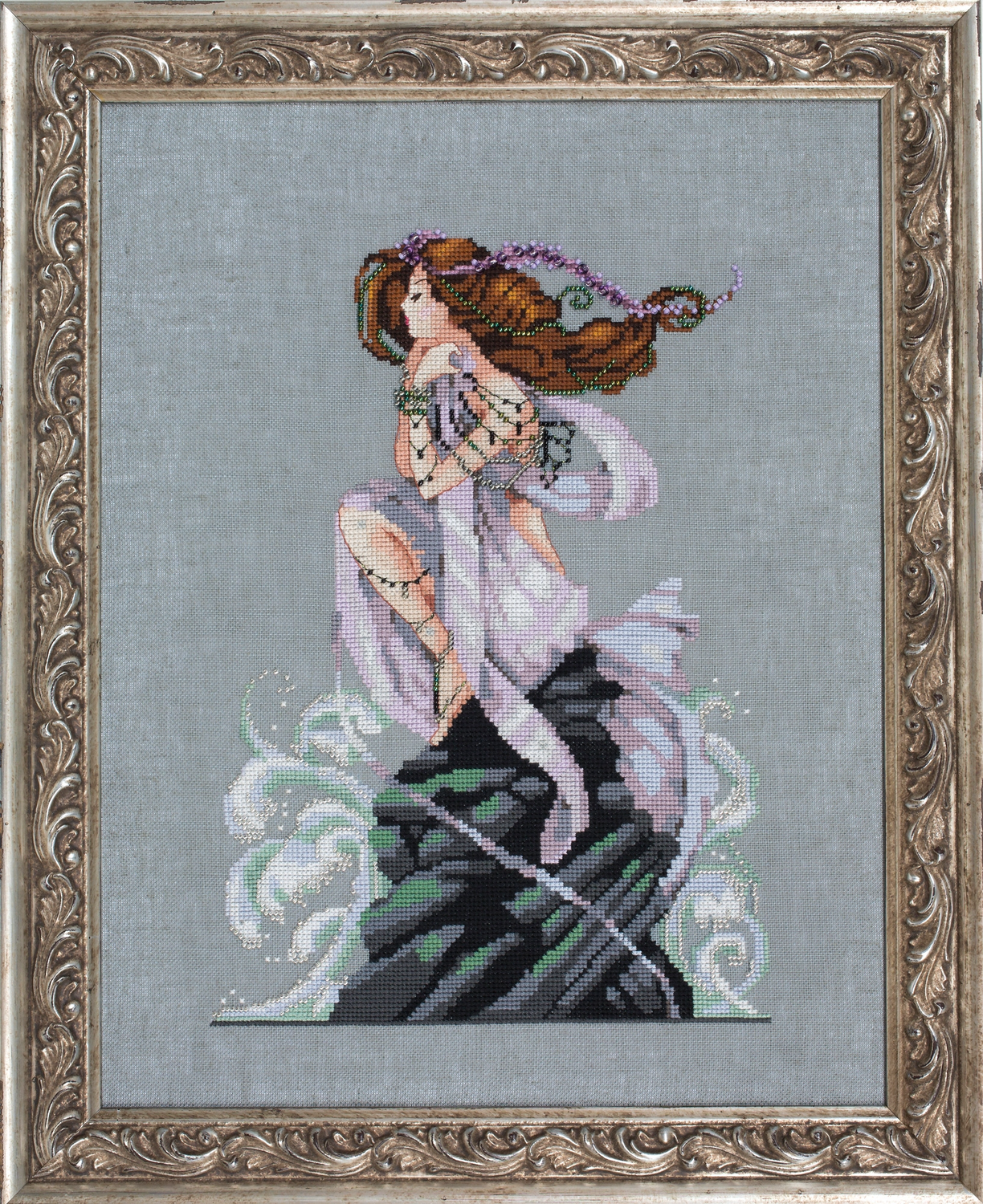 Andromeda by Mirabilia Designs 2017 Cross stitch pattern, embellishment pack