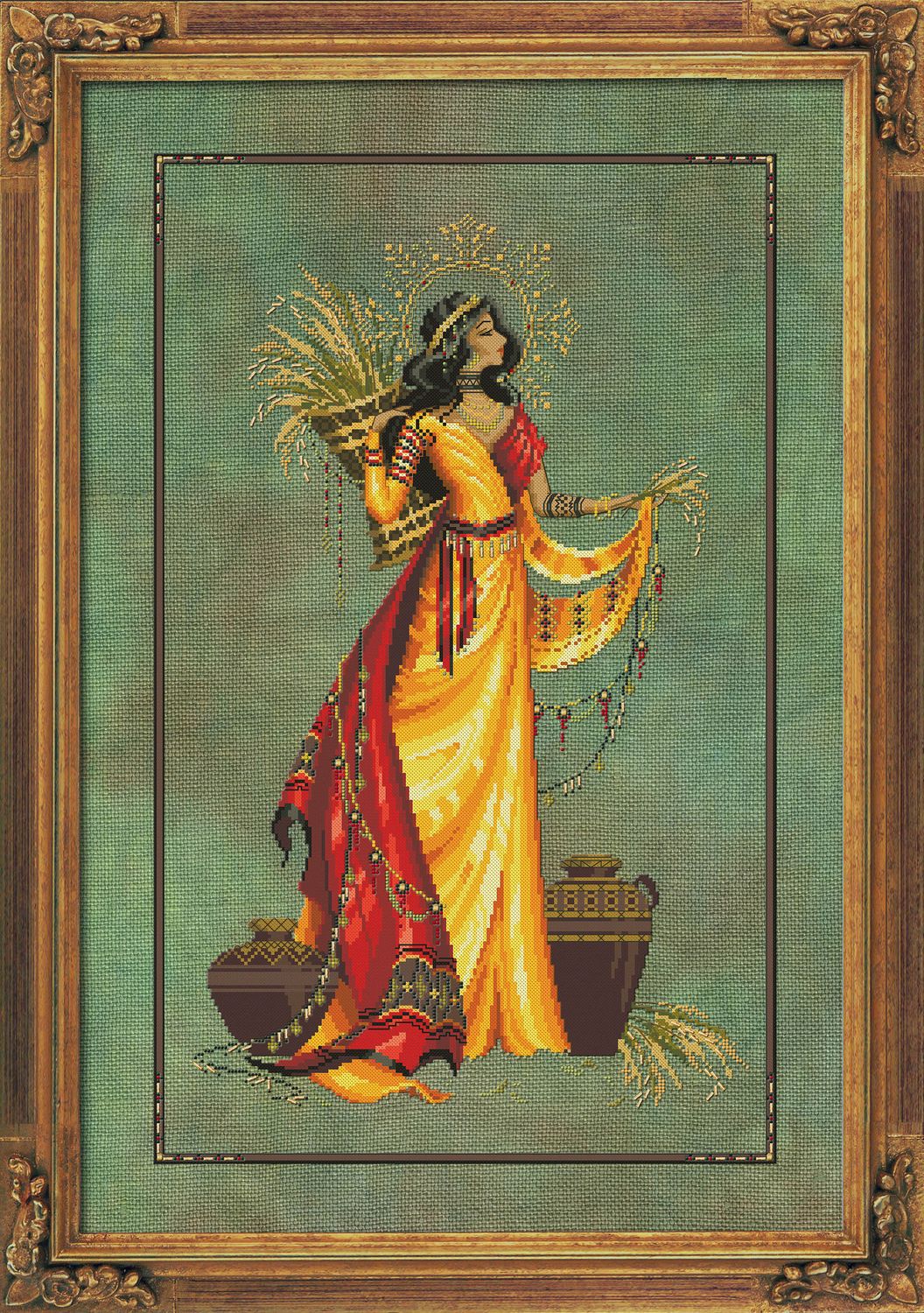 Lakapati of Bella Filipina Designs 2022 Counted cross stitch Pattern, Beads set and Set of Threads