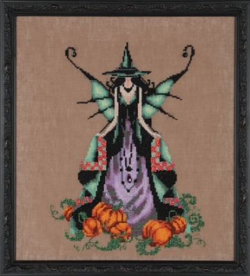 Luna by Nora Corbett 2014 Bewitching Pixies Series Counted cross stitch pattern, embellishment pack