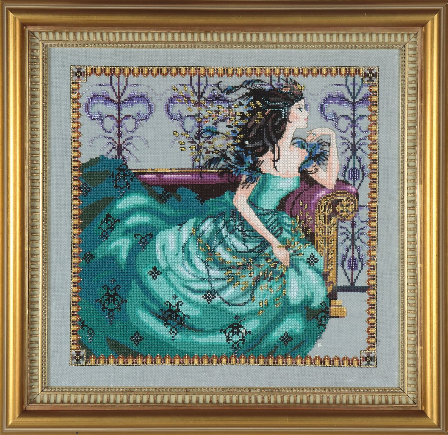 Cassiopeia by Mirabilia Designs 2014 Counted cross stitch pattern, Embellishment Pack