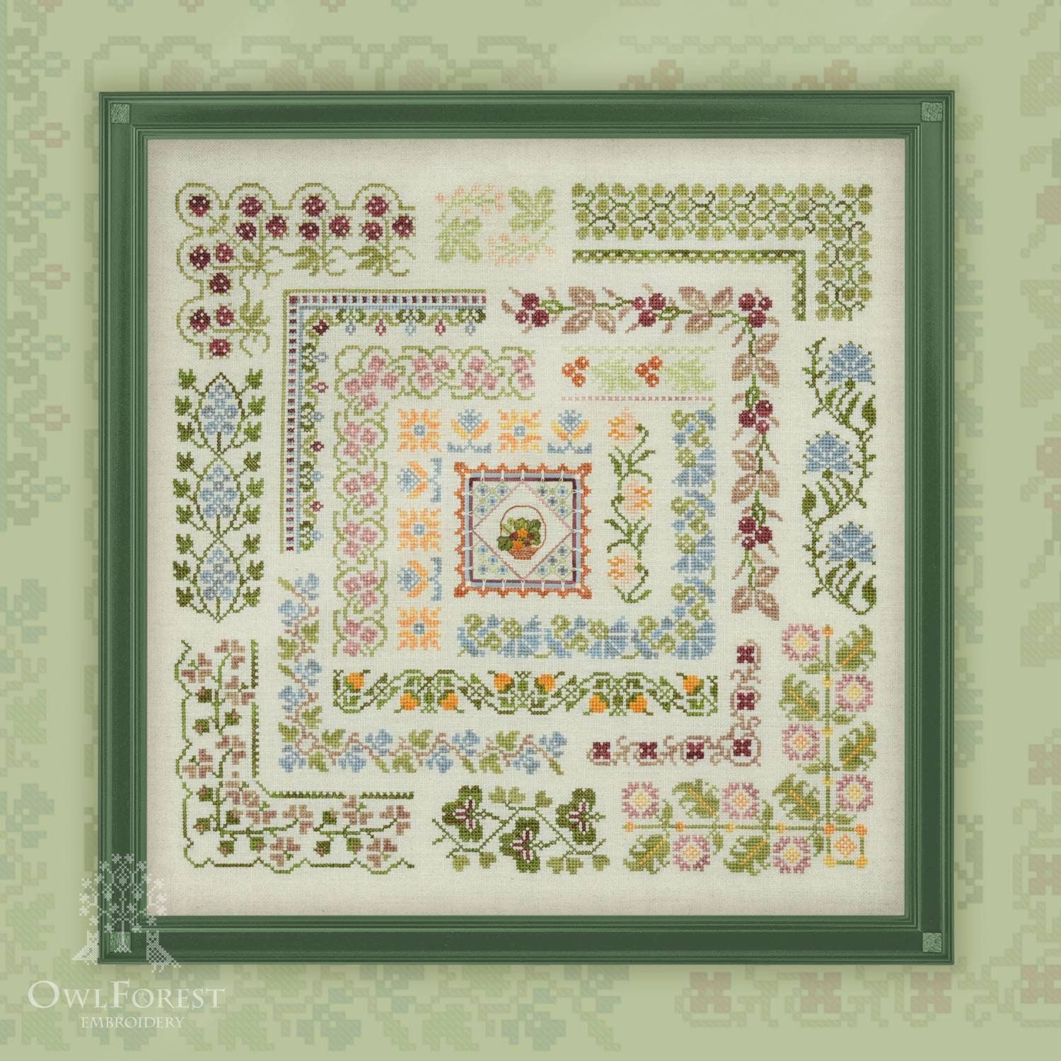 Northern Summer by Owl Forest Embroidery 2018 The Seasons Series Counted cross stitch kit
