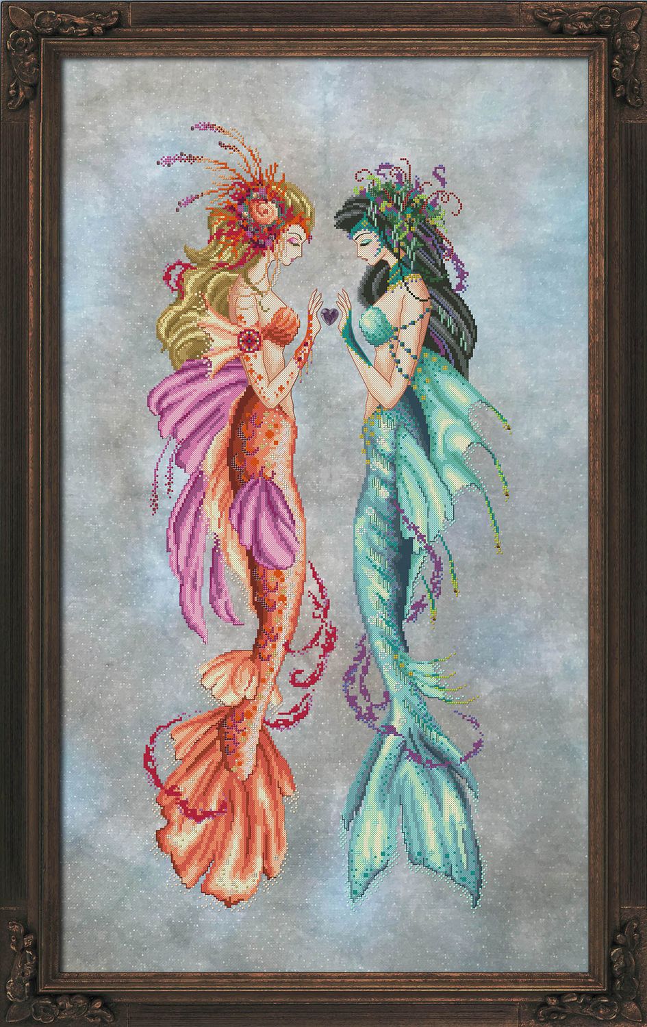 Daughters Of Estuary by Bella Filipina Designs 2021 Counted cross stitch Pattern, Beads set and Set of Threads