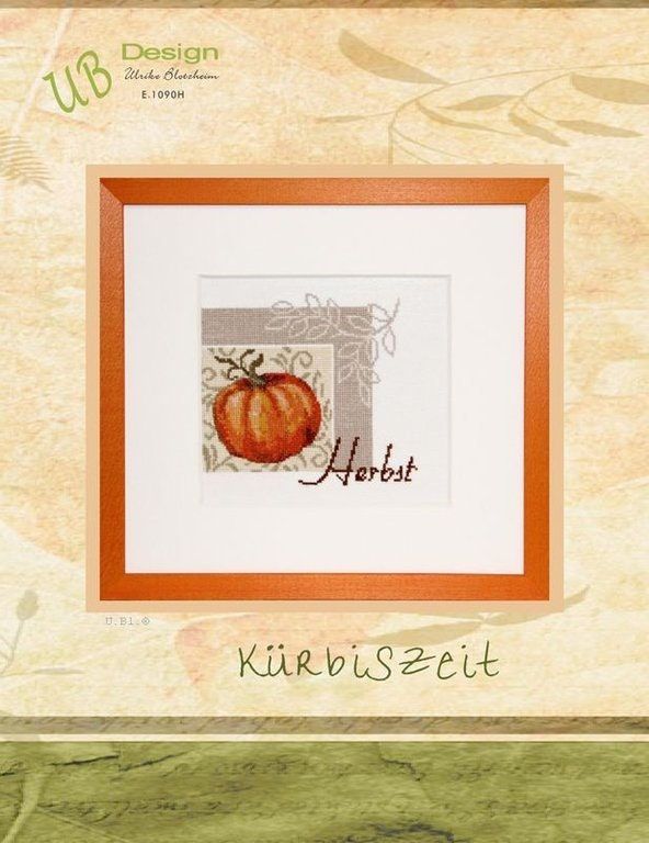Kürbiszeit (Pumpkin season) by UB-Design (Germany) Counted cross-stitch pattern
