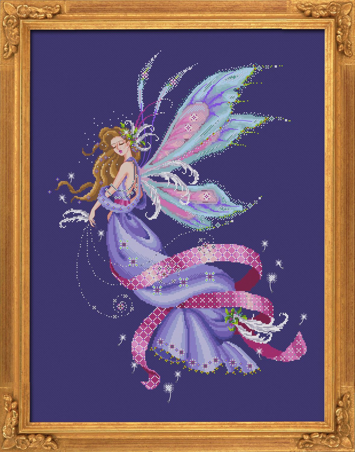 Anemone by Bella Filipina Designs 2019 Fantasy cross stitch pattern
