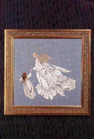 Angel Of Mercy by Lavender &amp; Lace Designer Marilyn Leavitt-Imblum Angel Collection Cross Stitch Pattern