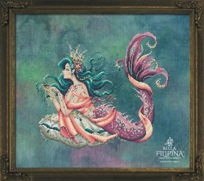 Cordelia by Bella Filipina Designs 2024 Counted cross stitch Pattern, Beads set and Set of Threads