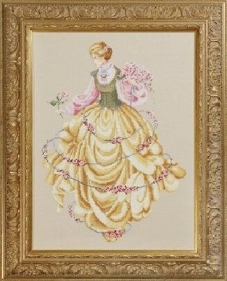 Dance of the Roses by Lavender &amp; Lace 2006 Designer Marilyn Leavitt-Imblum Cross stitch pattern