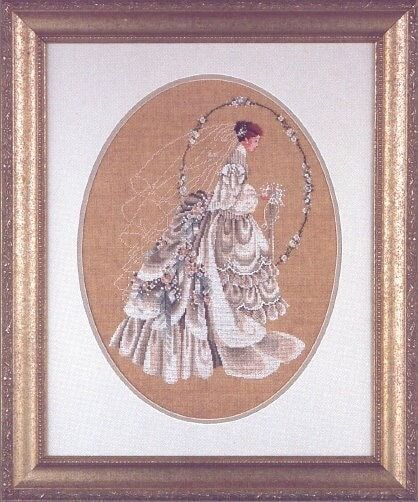 The Bride by Lavender &amp; Lace Designer Marilyn Leavitt-Imblum released Counted cross stitch pattern
