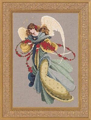 Angelica by Lavender &amp; Lace Designer Marilyn Leavitt-Imblum Angel Collection Cross Stitch Pattern