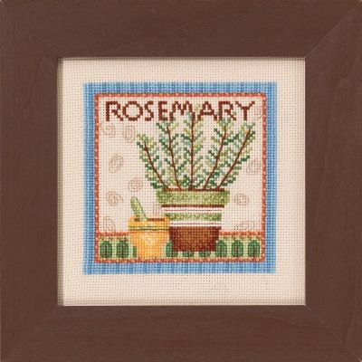 Rosemary by Mill Hill 2021 Debbie Mumm Collection Growing Green series Counted cross stitch embroidery kit